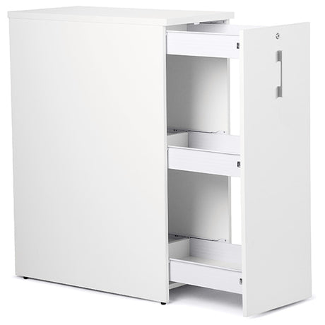 Ergoff Towerskab DNA To-sidet, Hvid – Bogreoler & kontorskabe (billede 1)
