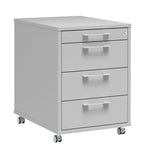 Skuffesektion DNA 4 skuffer, Lys grå