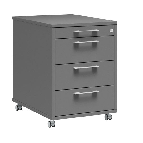 Skuffesektion DNA 4 skuffer, Antracit – image 3