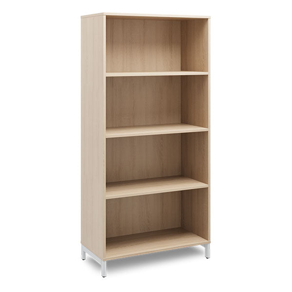 Ergoff Bogreol DNA, 800x1660 mm, Eg/Alugrå 4A4 – Bogreoler & kontorskabe