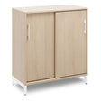 Ergoff Kontorskab DNA, 800x890 mm, Eg/Hvid 2A4 – Bogreoler & kontorskabe