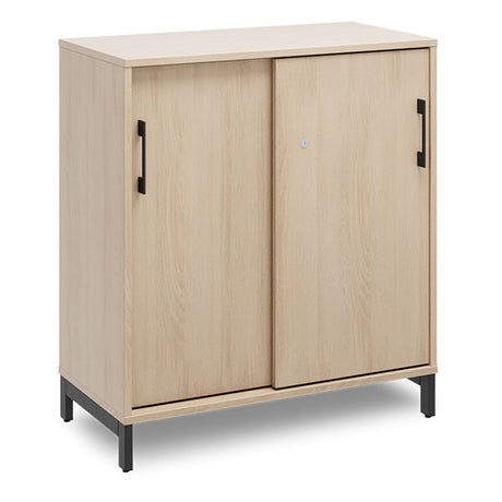 Kontorskab DNA, 800x890 mm, Eg/Sort 2A4