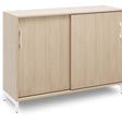 Ergoff Kontorskab DNA, 1200x890 mm, Eg/Hvid 2A4 – Bogreoler & kontorskabe