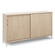 Ergoff Kontorskab DNA, 1600x890 mm, Eg/Alugrå 2A4 – Bogreoler & kontorskabe