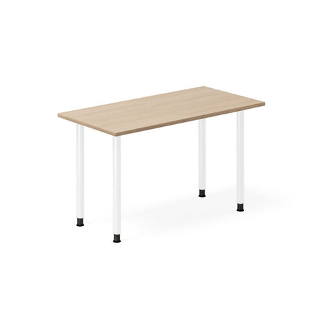 Skrivebord DNA, Eg 1200x600mm I-ben/Hvid