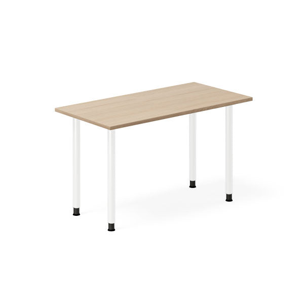 Skrivebord DNA, Eg 1200x600mm I-ben/Hvid