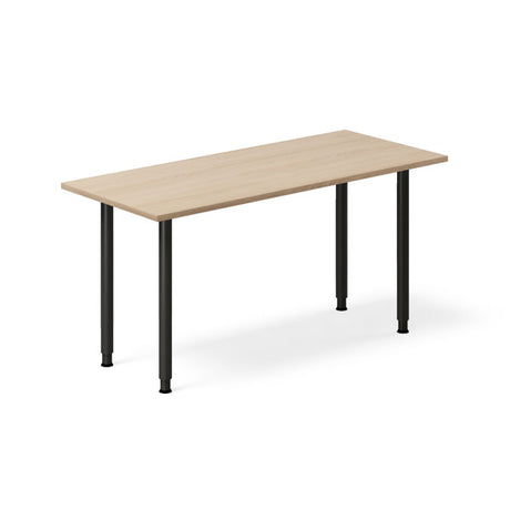 Ergoff Skrivebord DNA, Eg 1400x600mm I-ben/Sort – Skriveborde