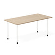 Ergoff Skrivebord DNA, Eg 1600x800mm I-ben/Hvid – Skriveborde