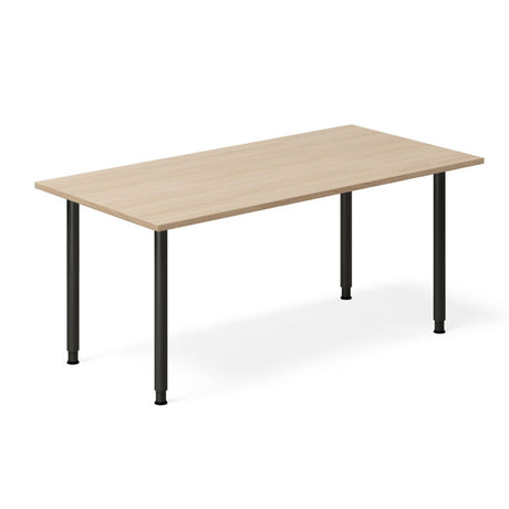 Skrivebord DNA, Eg 1600x800mm I-ben/Sort