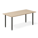 Skrivebord DNA, Eg 1600x800mm I-ben/Sort