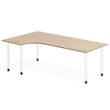 Skrivebord DNA, Eg 2000x1200mm Venstre I-ben/Hvid – image 2