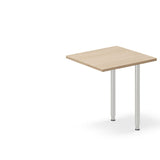 Skrivebord, tilbyg DNA Eg 600x600mm I-ben Alugrå – image 2