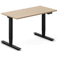 Ergoff Hæve-sænkebord DNA, Eg 1200x600mm 2-ben/Sort – Hæve/sænkeborde