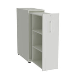 Towerskab DNA A9 Venstre, Lys grå med hvidt håndtag – image 2