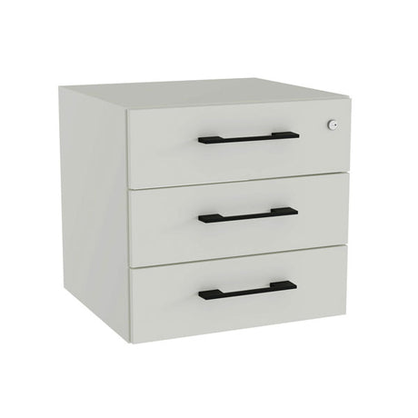 Skuffeindsats DNA, Lys grå med sorte håndtag – image 1