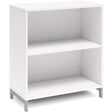 Ergoff Bogreol DNA, 800x890 mm, Hvid/Alugrå 2A4 – Bogreoler & kontorskabe