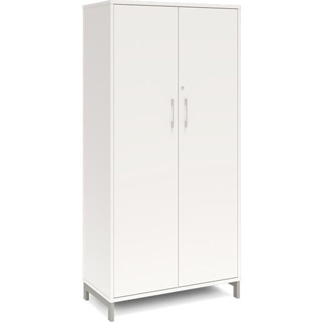 Kontorskab DNA, 800x1660 mm, Hvid/Alugrå 4A4 – image 1