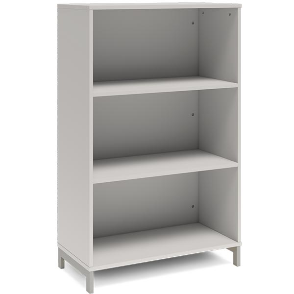 Ergoff Bogreol DNA, 800x1275 mm, Lys grå/Alugrå 3A4 – Bogreoler & kontorskabe