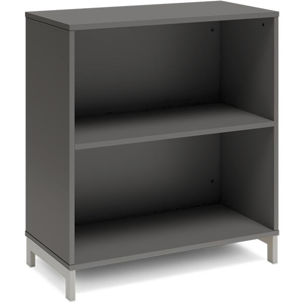Ergoff Bogreol DNA, 800x890 mm, Antracit/Alugrå 2A4 – Bogreoler & kontorskabe