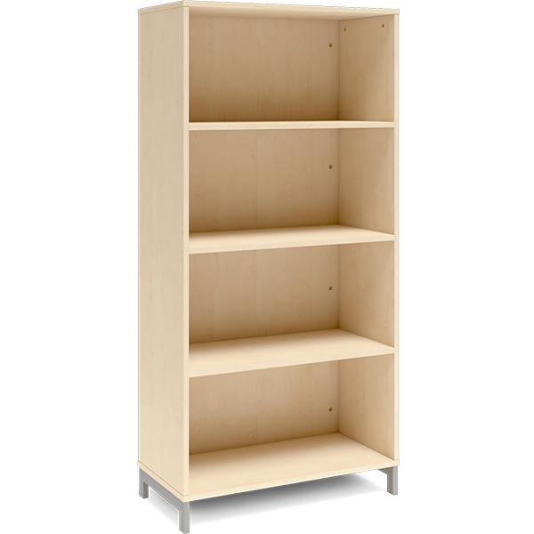 Ergoff Bogreol DNA, 800x1660 mm, Birk/Alugrå 4A4 – Bogreoler & kontorskabe
