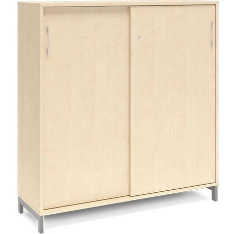 Kontorskab DNA, 1200x1275 mm, Birk/Alugrå 3A4 – image 1