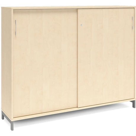 Kontorskab DNA, 1600x1275 mm, Birk/Alugrå 3A4 – image 1