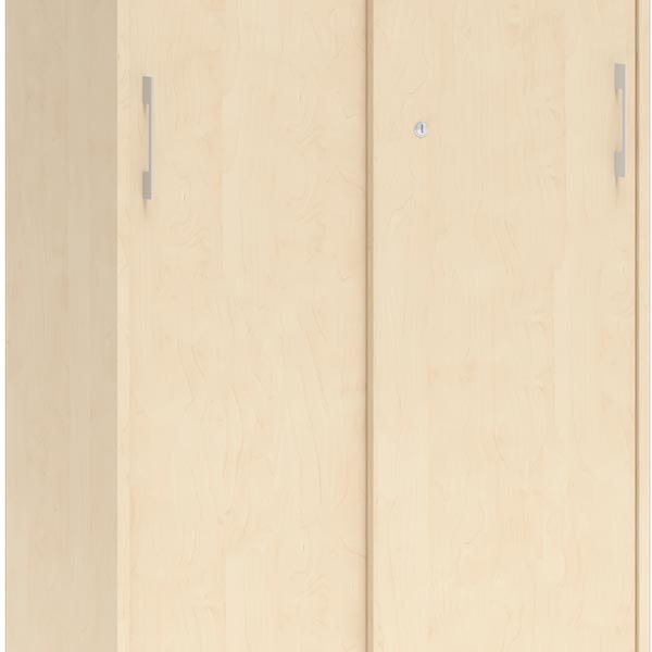 Kontorskab DNA, 800x1660 mm, Birk/Alugrå 4A4 – image 3