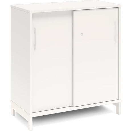 Kontorskab DNA, 800x890 mm, Hvid/Hvid, skydedør 2A4