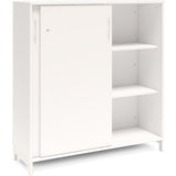 Ergoff Kontorskab DNA, 1200x1275 mm, Hvid/Hvid, skydedør 3A4 – Bogreoler & kontorskabe (billede 2)