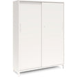 Kontorskab DNA, 1200x1660 mm, Hvid/Hvid, skydedør 4A4 – image 1