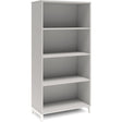 Ergoff Bogreol DNA, 800x1660 mm, Lys grå/Hvid 4A4 – Bogreoler & kontorskabe