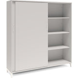 Kontorskab DNA, 1600x1660 mm, Lys grå/Hvid, skydedør 4A4 – image 4