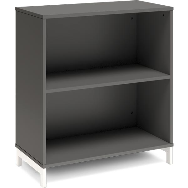 Ergoff Bogreol DNA, 800x890 mm, Antracit/Hvid 2A4 – Bogreoler & kontorskabe