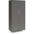 Ergoff Kontorskab DNA, 800x1660 mm, Antracit/Hvid 4A4 – Bogreoler & kontorskabe (billede 1)
