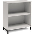 Ergoff Bogreol DNA, 800x890 mm, Lys grå/Sort 2A4 – Bogreoler & kontorskabe