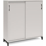 Kontorskab DNA, 1200x1275 mm, Lys grå/Sort, skydedør 3A4 – image 1