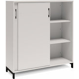 Kontorskab DNA, 1200x1275 mm, Lys grå/Sort, skydedør 3A4 – image 4