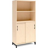 Kontorskab DNA, 800x1660 mm, Birk/Sort 4A4 – image 1