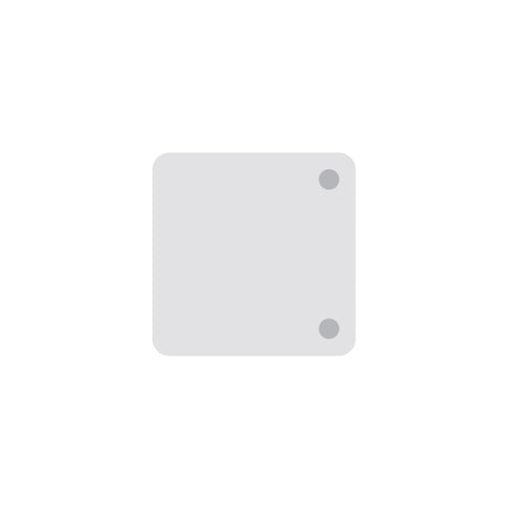 Skrivebord, tilbyg DNA Lys grå 600x600 mm I-ben Alugrå