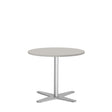 Bord Amy Ø650 H582 mm, Lys grå laminat Alugråt understel