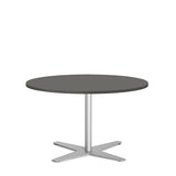 Bord Amy Ø900 H582 mm, Antracit laminat Alugråt understel