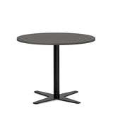 Bord Amy Ø900 H720 mm, Antracit laminat Sort understel