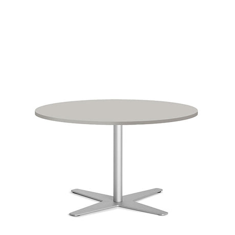 Bord Amy Ø900 H582 mm, Lys grå laminat Alugråt understel