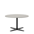 Bord Amy Ø900 H582 mm, Lys grå laminat Sort understel