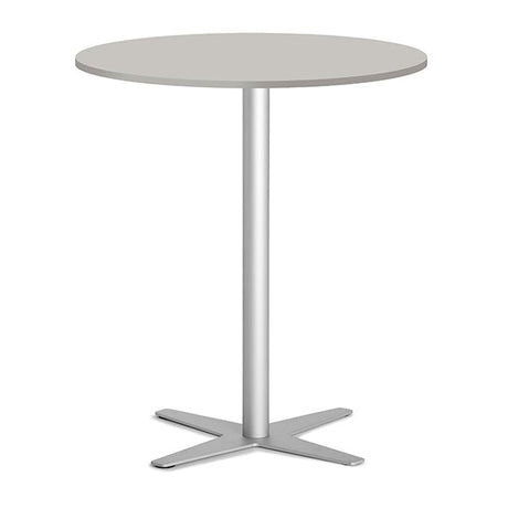 Bord Amy Ø900 H1050 mm, Lys grå laminat Alugråt understel