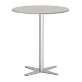 Bord Amy Ø900 H1050 mm, Lys grå laminat Alugråt understel