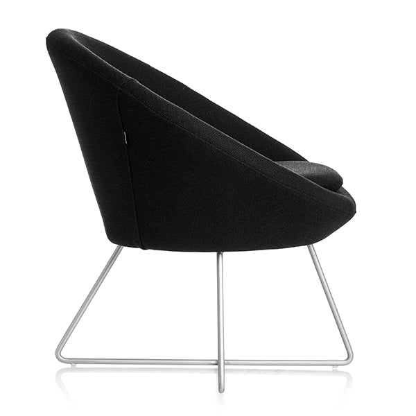 Stol Paris Sort med alugrå ben – image 3