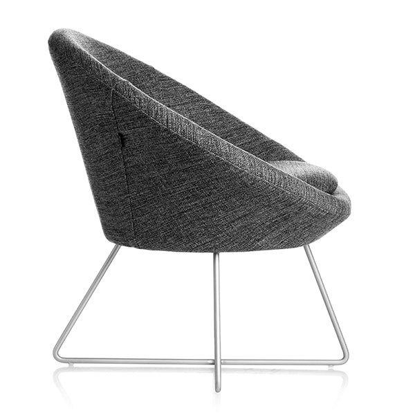 Stol Paris Grå med alugrå ben – image 3