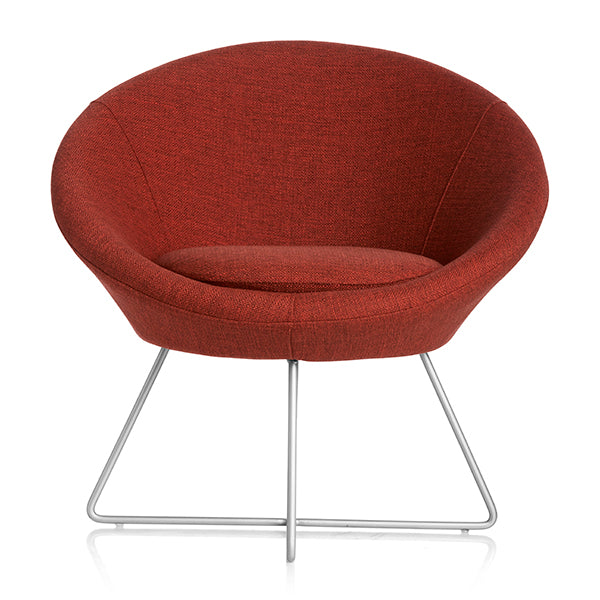 Stol Paris Rustrød med alugrå ben – image 1