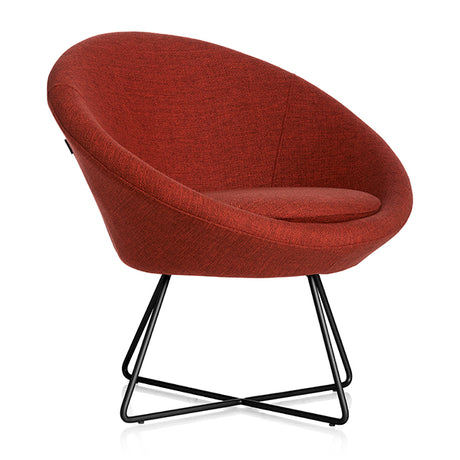 Stol Paris Rustrød med sorte ben – image 2